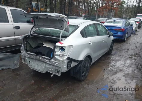 2016 Kia Rio Lx из США, поврежденный, VIN KNADM4A39G6576552